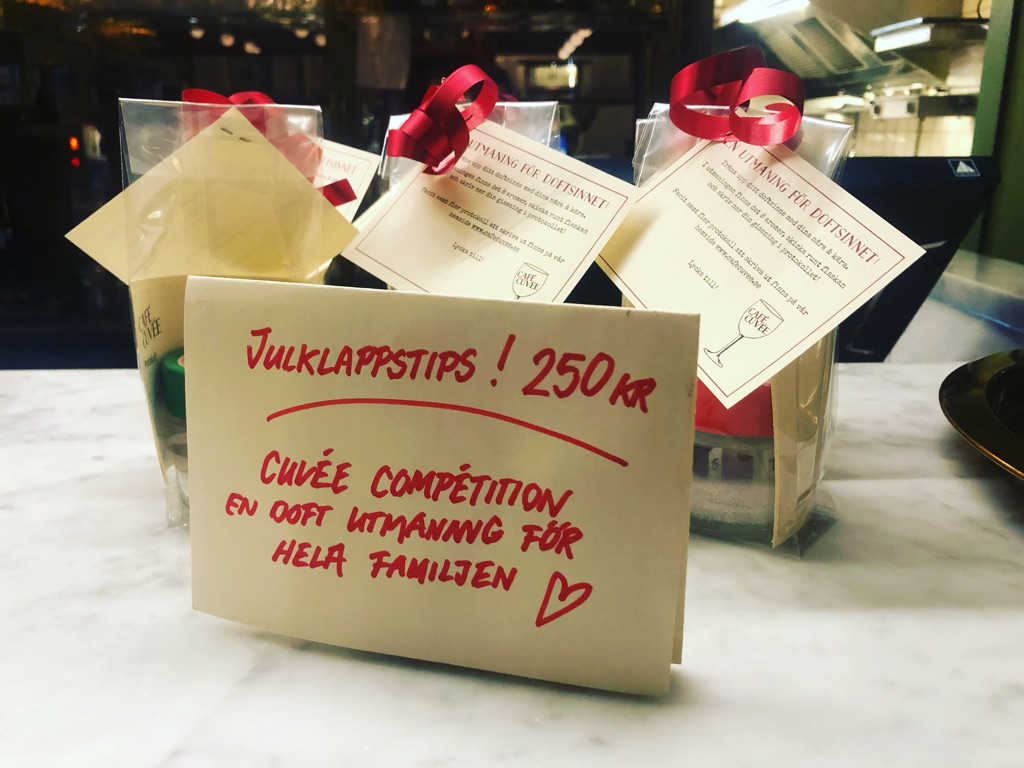Julklappstips - Café Cuvée Competition